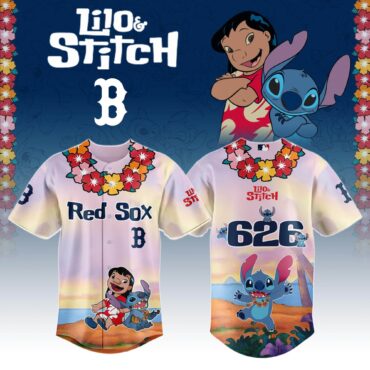 Boston Red Sox x Lilo & Stitch Special Edition Jersey 2025