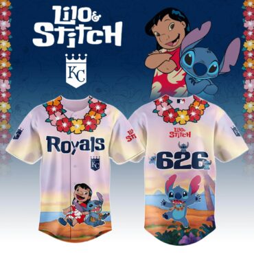 Kansas City Royals x Lilo & Stitch Special Edition Jersey 2025
