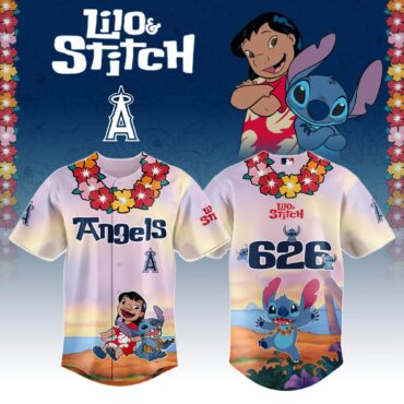 Los Angeles Angels x Lilo & Stitch Special Edition Jersey 2025