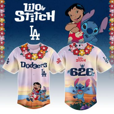 Los Angeles Dodgers x Lilo & Stitch Special Edition Jersey 2025