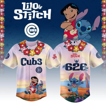 Chicago Cubs x Lilo & Stitch Special Edition Jersey 2025