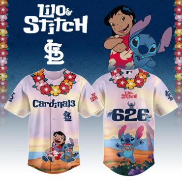 St.Louis Cardinals x Lilo & Stitch Special Edition Jersey 2025