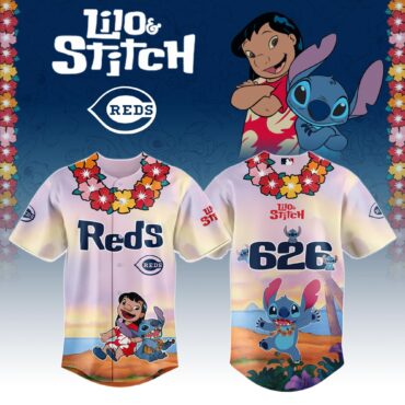 Cincinnati Reds x Lilo & Stitch Special Edition Jersey 2025