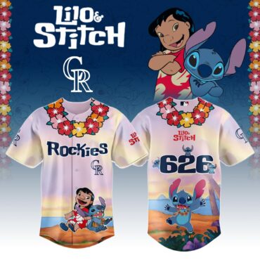 Colorado Rockies x Lilo & Stitch Special Edition Jersey 2025