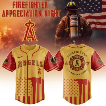 Los Angeles Angels MLB x Firefighter Appreciation Night Special Edition Jersey 2025