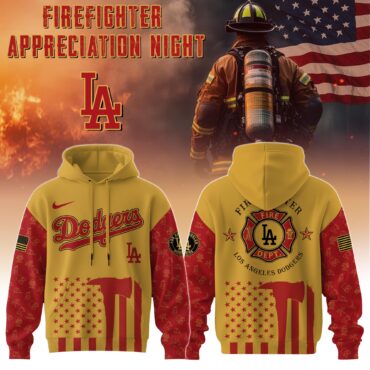 Los Angeles Dodgers MLB x Firefighter Appreciation Night Special Edition Hoodie 2025