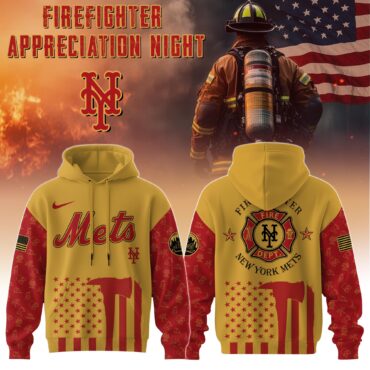 New York Mets MLB x Firefighter Appreciation Night Special Edition Hoodie 2025