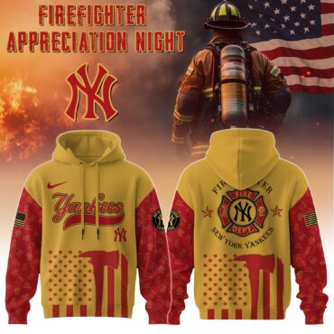 New York Yankees MLB x Firefighter Appreciation Night Special Edition Hoodie 2025