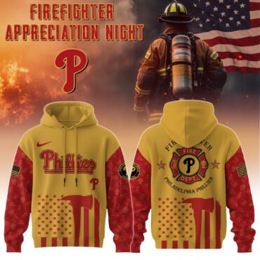 Philadelphia Phillies MLB x Firefighter Appreciation Night Special Edition Hoodie 2025