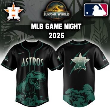 Houston Astros x MLB Jurassic World Baseball Jersey