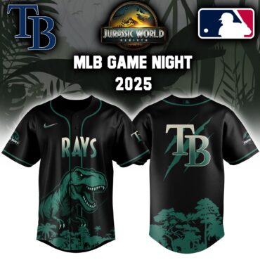 Tampa Bay Rays x MLB Jurassic World Baseball Jersey