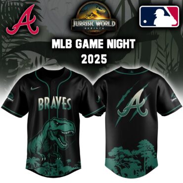 Atlanta Braves x MLB Jurassic World Baseball Jersey