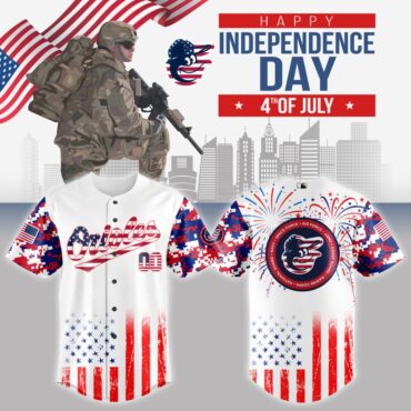 Premium MLB Baltimore Orioles Special The 4th Of July Military Baseball Jersey