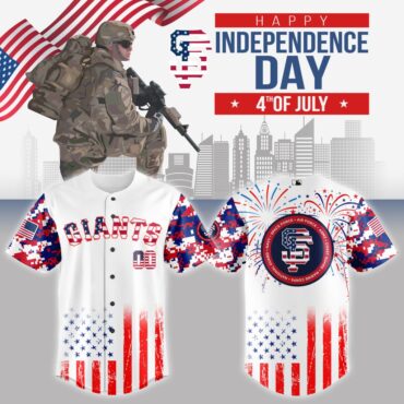 Premium MLB San Francisco Giants Special The 4th Of July Military Baseball Jersey