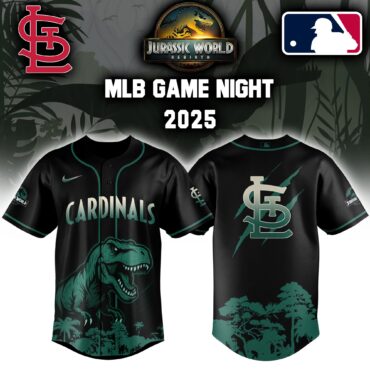 St.Louis Cardinals x MLB Jurassic World Baseball Jersey