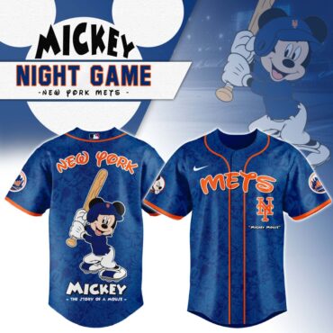 Premium MLB New York Mets X Mickey Mouse Baseball Jersey