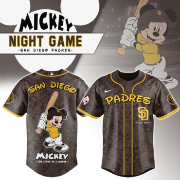 Premium MLB San Diego Padres X Mickey Mouse Baseball Jersey