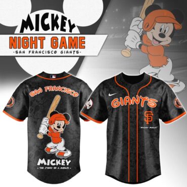 Premium MLB San Francisco Giants X Mickey Mouse Baseball Jersey