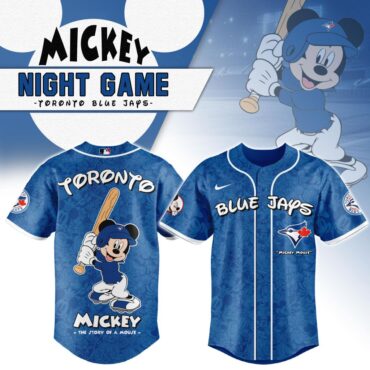 Premium MLB Toronto Blue Jays X Mickey Mouse Baseball Jersey