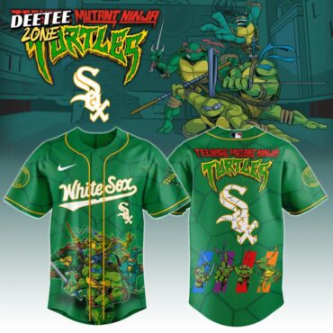 Premium MLB Chicago White Sox X Teenage Mutant Ninja Turtles Baseball Jersey