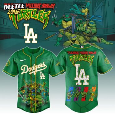 Premium MLB Los Angeles Dodgers X Teenage Mutant Ninja Turtles Baseball Jersey