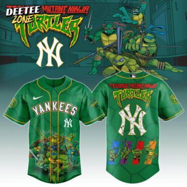 Premium MLB New York Yankees X Teenage Mutant Ninja Turtles Baseball Jersey
