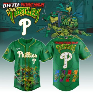 Premium MLB Philadelphia Phillies X Teenage Mutant Ninja Turtles Baseball Jersey