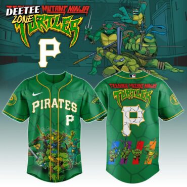 Premium MLB Pittsburgh Pirates X Teenage Mutant Ninja Turtles Baseball Jersey