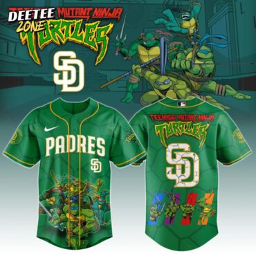 Premium MLB San Diego Padres X Teenage Mutant Ninja Turtles Baseball Jersey