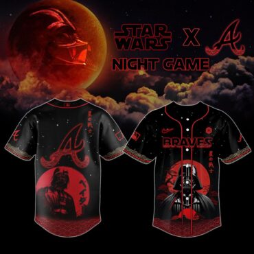Premium MLB Atlanta Braves X Star Wars Baseball Jersey