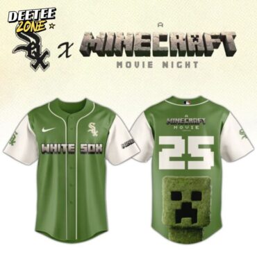 Premium MLB Chicago White Sox X A Minecraft Movie Baseball Jersey