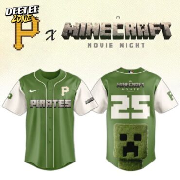 Premium MLB Pittsburgh Pirates X A Minecraft Movie Baseball Jersey