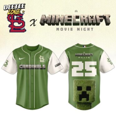Premium MLB St. Louis Cardinals X A Minecraft Movie Baseball Jersey