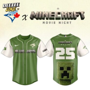 Premium MLB Toronto Blue Jays X A Minecraft Movie Baseball Jersey