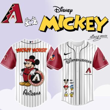 Premium MLB Arizona Diamondbacks X Mickey Mouse And Friends Baseball Jersey