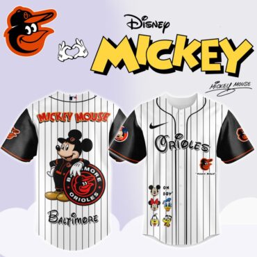 Premium MLB Baltimore Orioles X Mickey Mouse And Friends Baseball Jersey