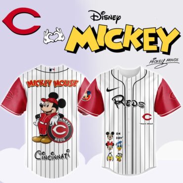 Premium MLB Cincinnati Reds X Mickey Mouse And Friends Baseball Jersey