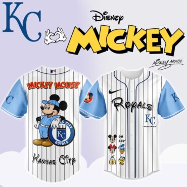 Premium MLB Kansas City Royals X Mickey Mouse And Friends Baseball Jersey