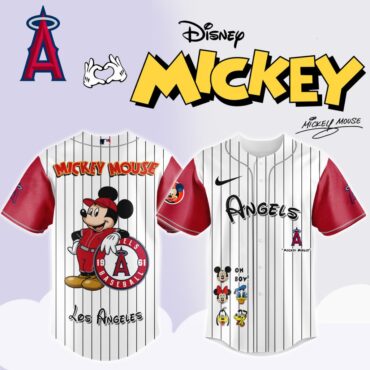 Premium MLB Los Angeles Angels X Mickey Mouse And Friends Baseball Jersey