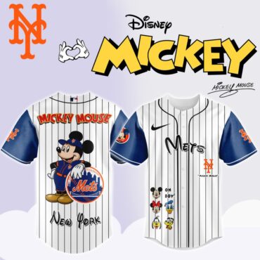 Premium MLB New York Mets X Mickey Mouse And Friends Baseball Jersey