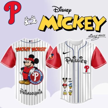 Premium MLB Philadelphia Phillies X Mickey Mouse And Friends Baseball Jersey