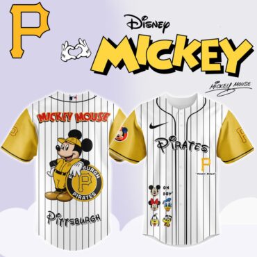 Premium MLB Pittsburgh Pirates X Mickey Mouse And Friends Baseball Jersey