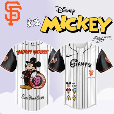 Premium MLB San Francisco Giants X Mickey Mouse And Friends Baseball Jersey