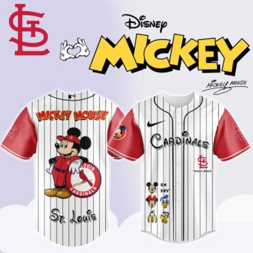 Premium MLB St. Louis Cardinals X Mickey Mouse And Friends Baseball Jersey