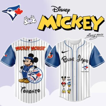Premium MLB Toronto Blue Jays X Mickey Mouse And Friends Baseball Jersey