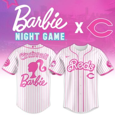 Premium MLB Cincinnati Reds X Barbie Baseball Jersey