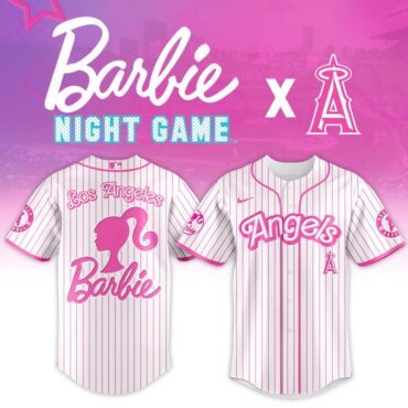 Premium MLB Los Angeles Angels X Barbie Baseball Jersey