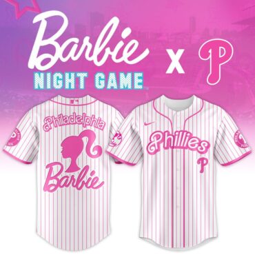 Premium MLB Philadelphia Phillies X Barbie Baseball Jersey