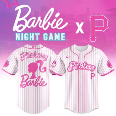 Premium MLB Pittsburgh Pirates X Barbie Baseball Jersey
