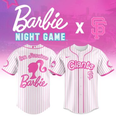 Premium MLB San Francisco Giants X Barbie Baseball Jersey